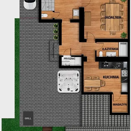 Helenowka - Dom W Gorach Z Jacuzzi Ferienhaus Szczawnica